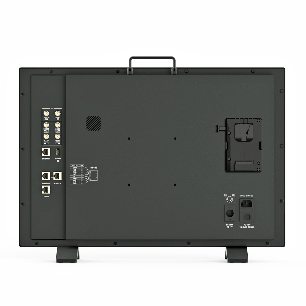 BM-H245 - 23.8" 12G-SDI 4K QD-LED HDR 100%DCI-P3 Zero-Delay professional FHD Monitor with Auto-Calibration