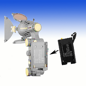DLOB-ML-BS Sony Akku Adapter für die LEDZILLA