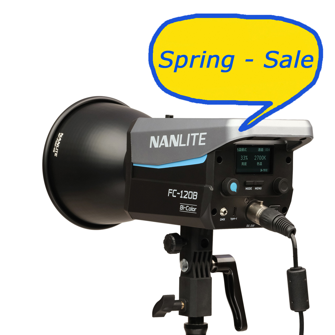 NANLITE FC-120B LED Bi-Color LED Leuchte - 17.450 Lux - NEU - LIEFERBAR !