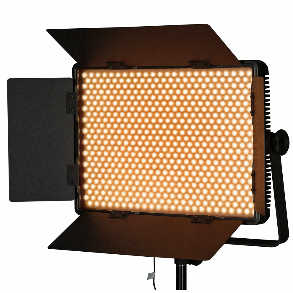 NANLITE Bi-Color LED Panel 1200CSA mit Digitaldisplay und V-Mount Akku Adapter (Kaiser 3756) - LIEFERBAR !