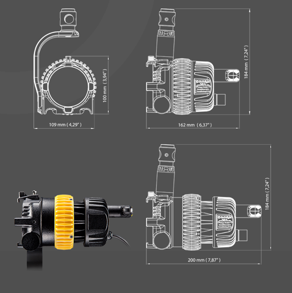 Dedolight DLED4-D Tageslicht LED-Leuchte