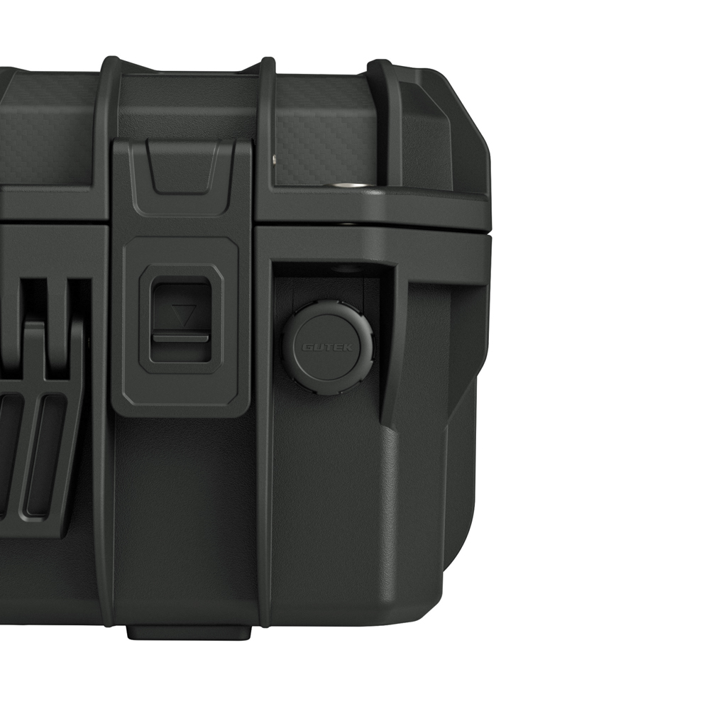 GUTEK Schutzkoffer Tortoise T-230 , schwarz - Robuster Hartschalenkoffer