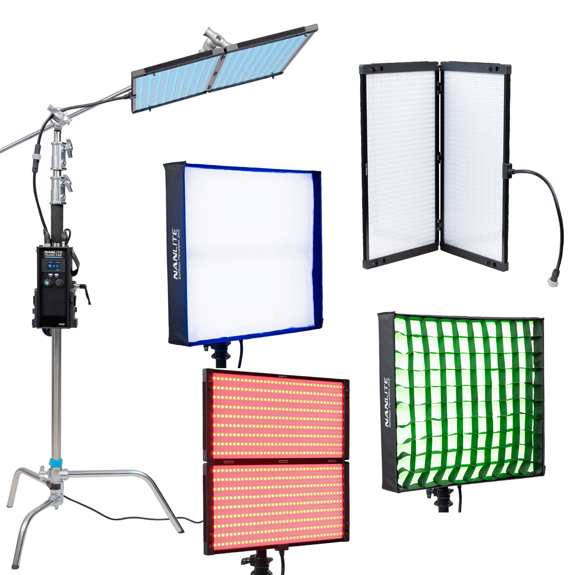 Nanlite PavoSlim 240C RGBWW LED-Leuchte (NL-PS240C) - LIEFERBAR !