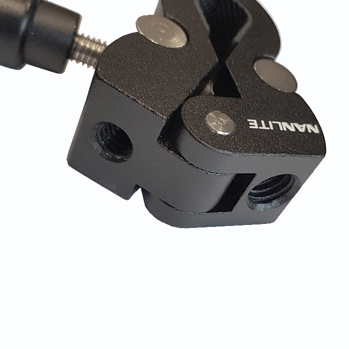 Nanlite Mini Super Clamp - Extra starke Klemme mit 1/4" und 3/8" Gewinde (NL-AS-MSC)