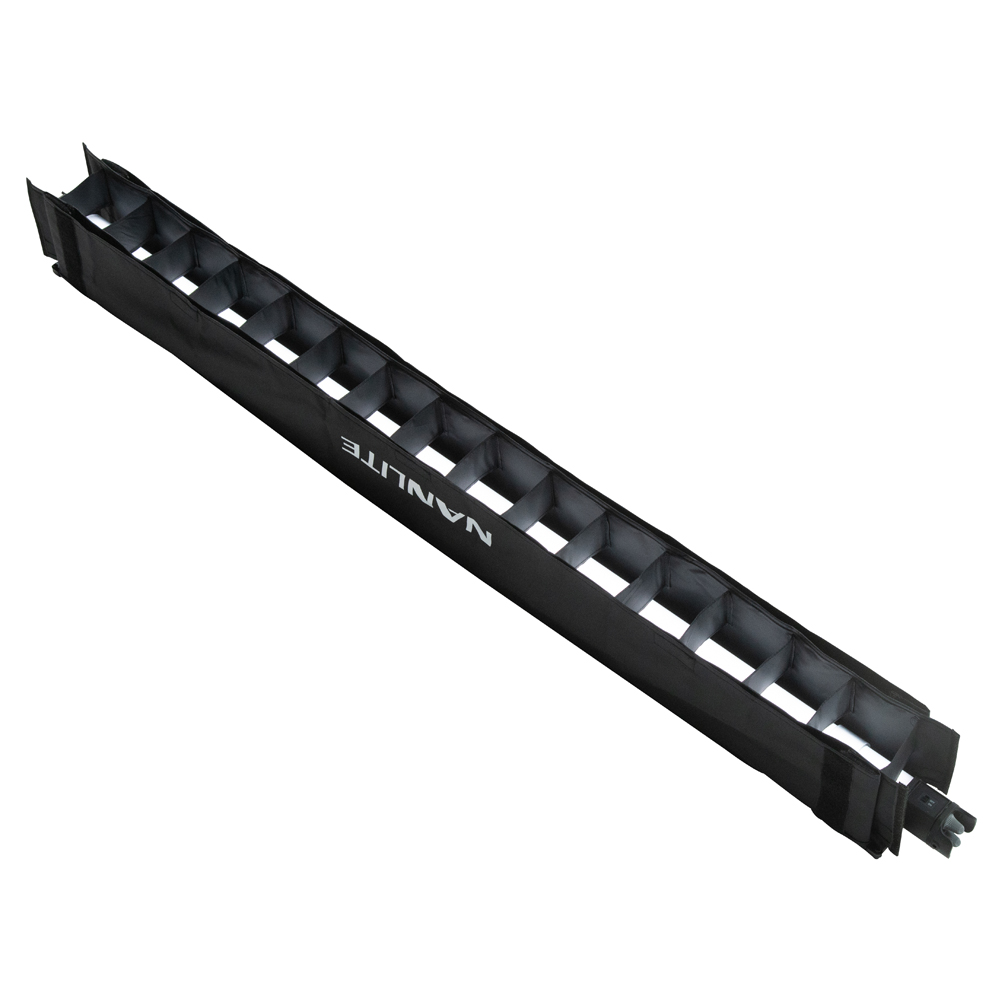 Barndoor mit Egg Crate Grid für die Nanlite PavoTube II 30C (BD-PTII30C+EC)