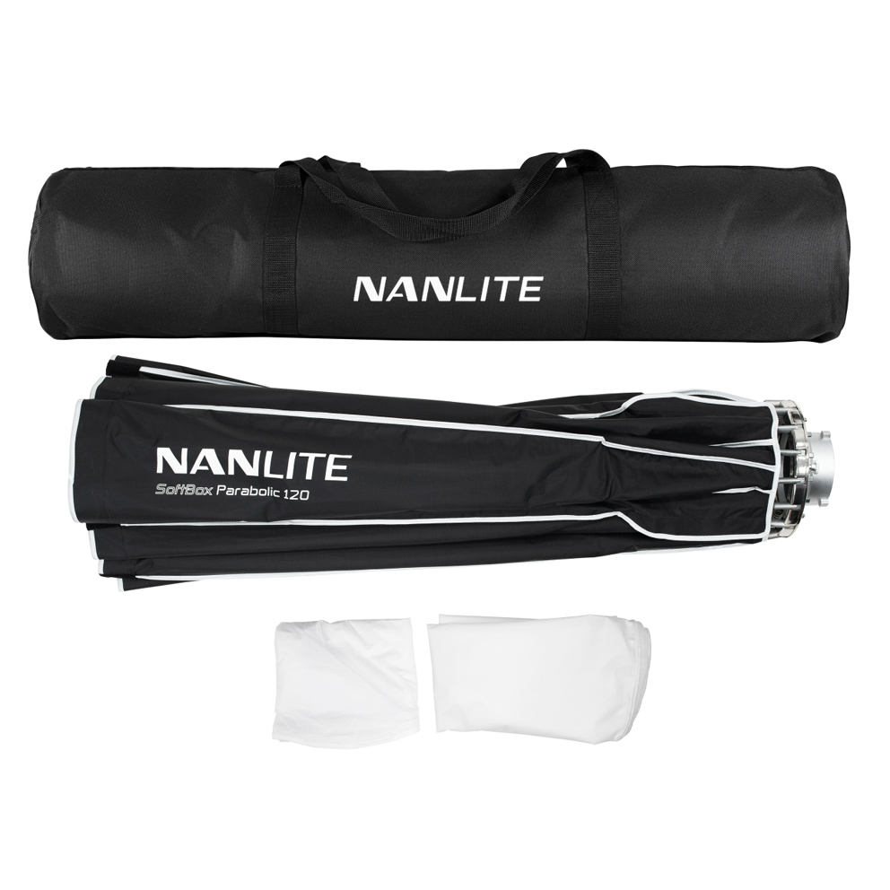 Nanlite Easy-up Parabolische Softbox 120cm (SB-PR-120Q) mit Bowens-Anschluß
