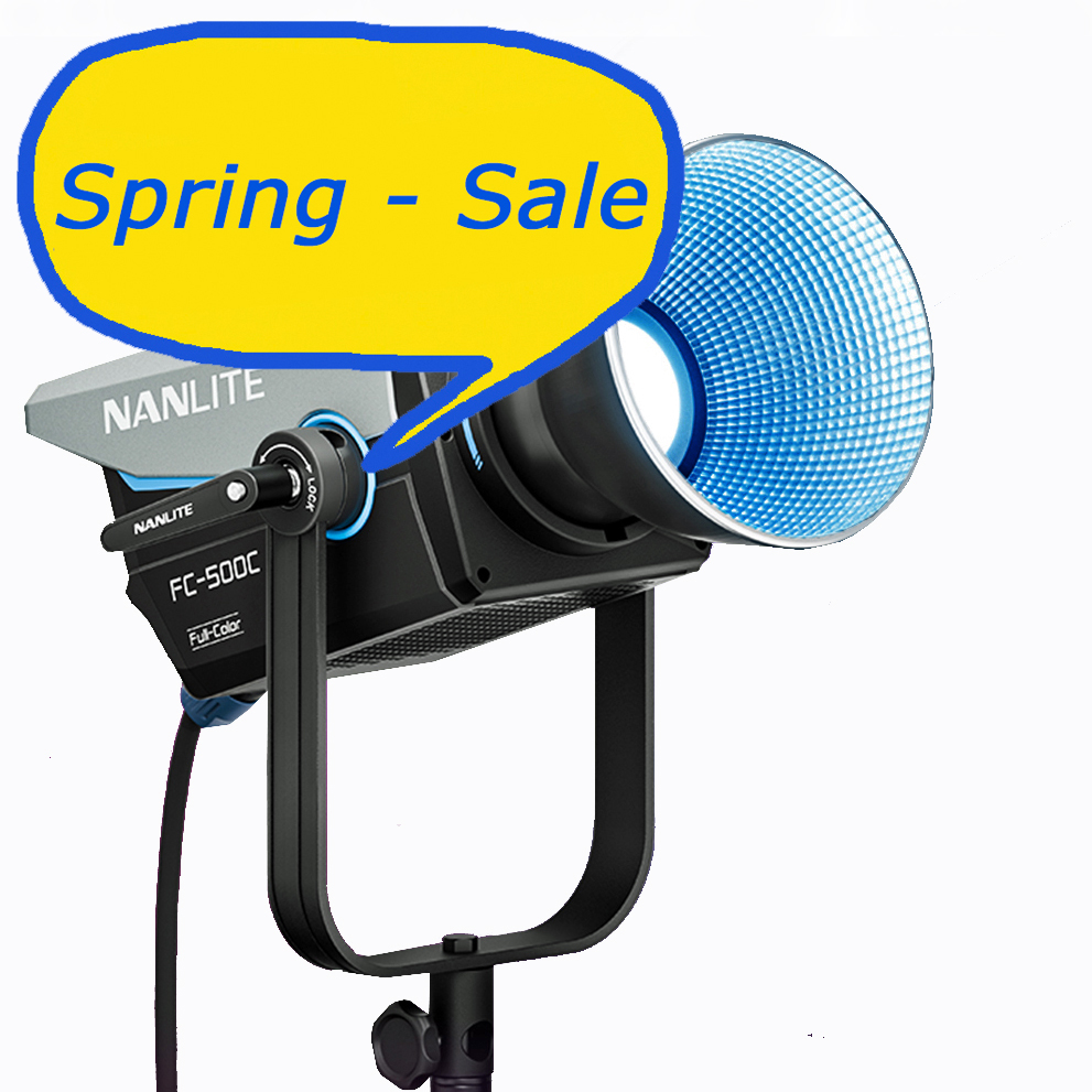 NANLITE FC-500C LED RGBW Vollfarben LED Leuchte - 57.050 Lux - LIEFERBAR !