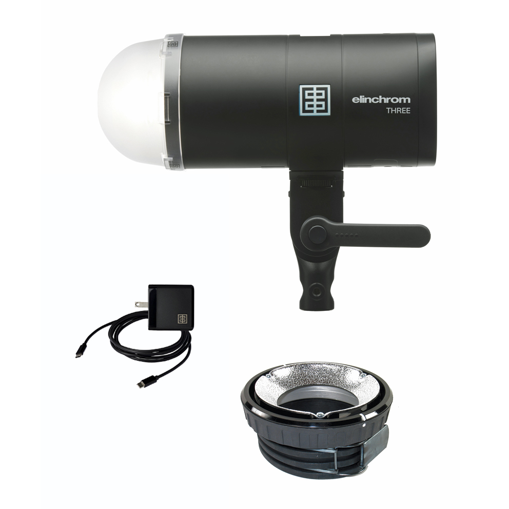 RENT (Mietgerät): Elinchrom THREE Off-Camera-Flash (Akkublitz)