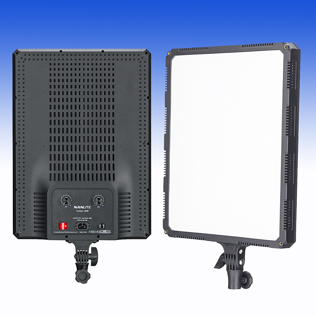 NANLITE COMPAC 100B LED Bi-Color Foto- und Videoleuchte (NL-CP100B)