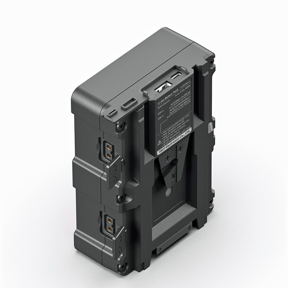 SWIT CIMO-160S 160Wh USB-C OLED info Cine V-mount Battery mit 200W Dauerleistung