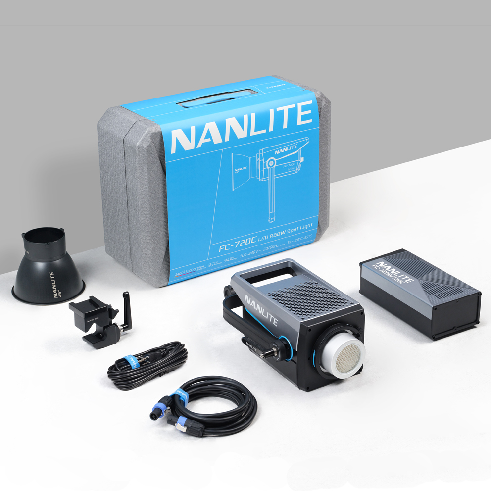 NANLITE FC-720C LED RGBW Vollfarben LED Leuchte - 119.000 Lux - NEU - Ab Mitte Februar !