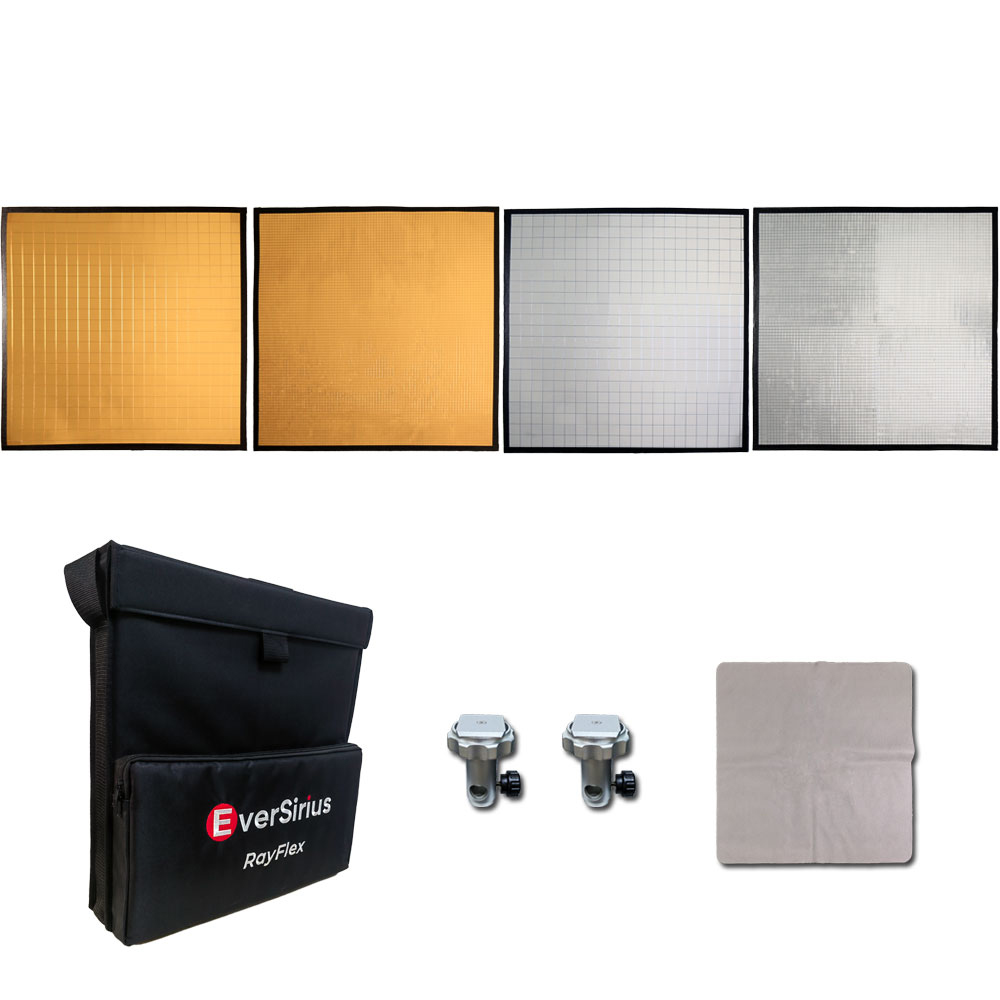 M-45b Kit mit 4 RayFlex Multispiegel-Reflektoren 45 x 45cm und viel Zubehör