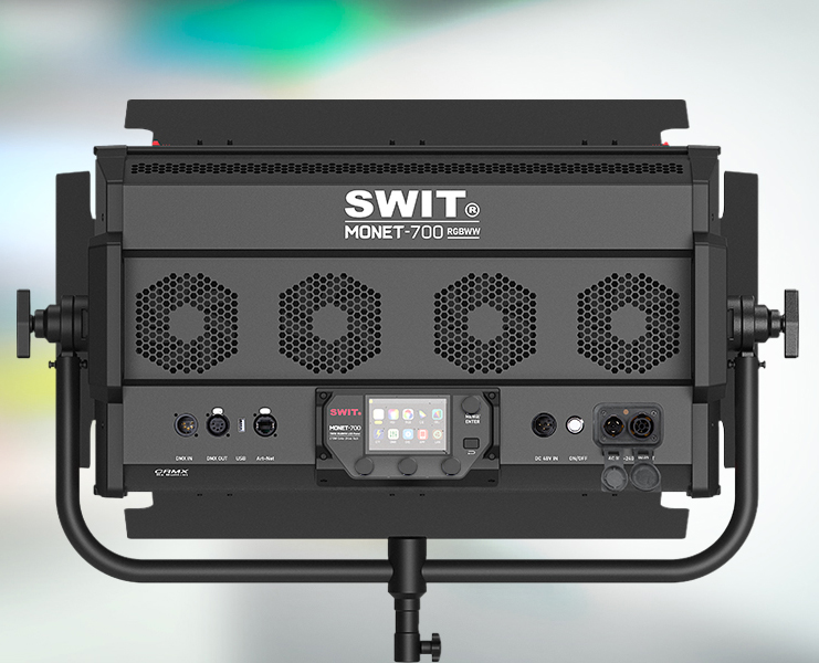 SWIT MONET-700 RGBWW Professional Panel LED Light 700W - 20.000 lux 