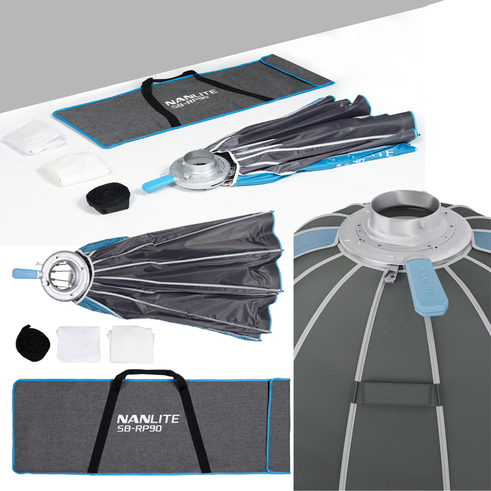Nanlite Rapid 120 Parabolic Softbox (SB-RP120) mit Bowens-Anschluß