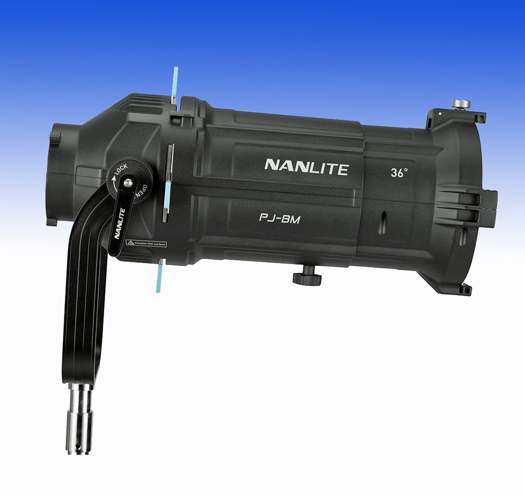 Nanlite Projektionsvorsatz mit 36° Objektiv zur Forza 200, 300, 500 und 720 (NL-PJ-BM-36)