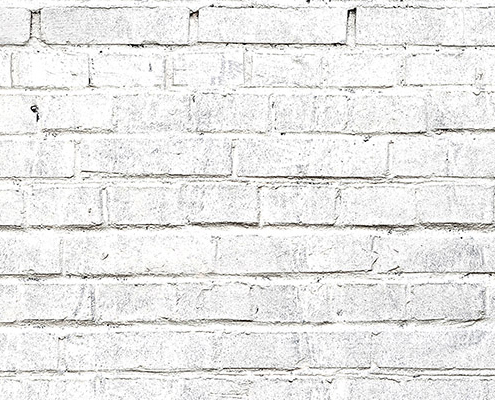 Bedruckter Hintergrundkarton White Brick 1,35 x 5,5 Meter