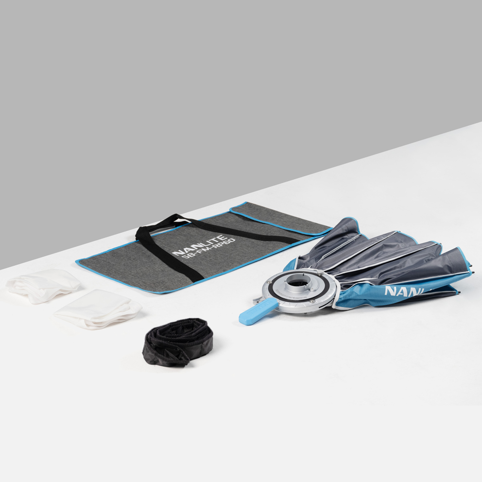 Nanlite Rapid 60 Parabolic Softbox (SB-FM-RP60) mit FM- und Bowens-Anschluß