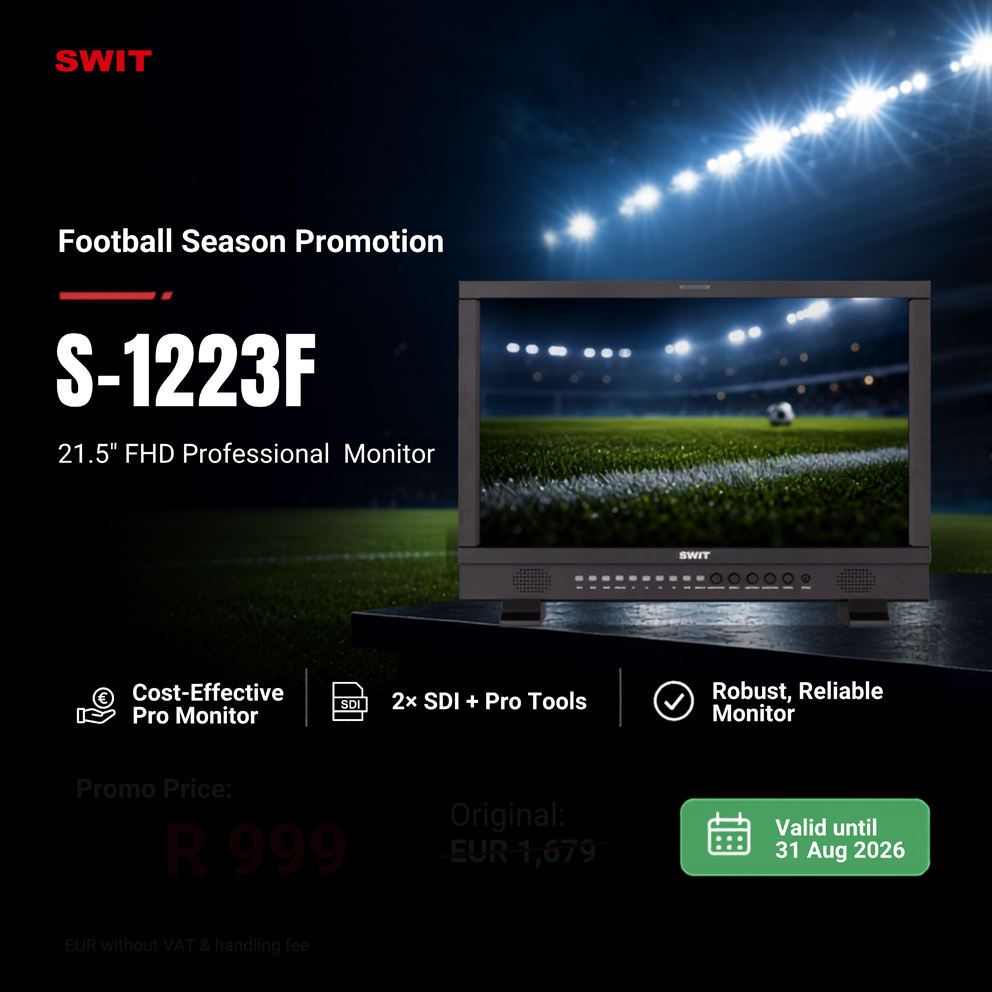 SWIT S-1223FS | 21.5" FHD Studio Monitor with full professional functions