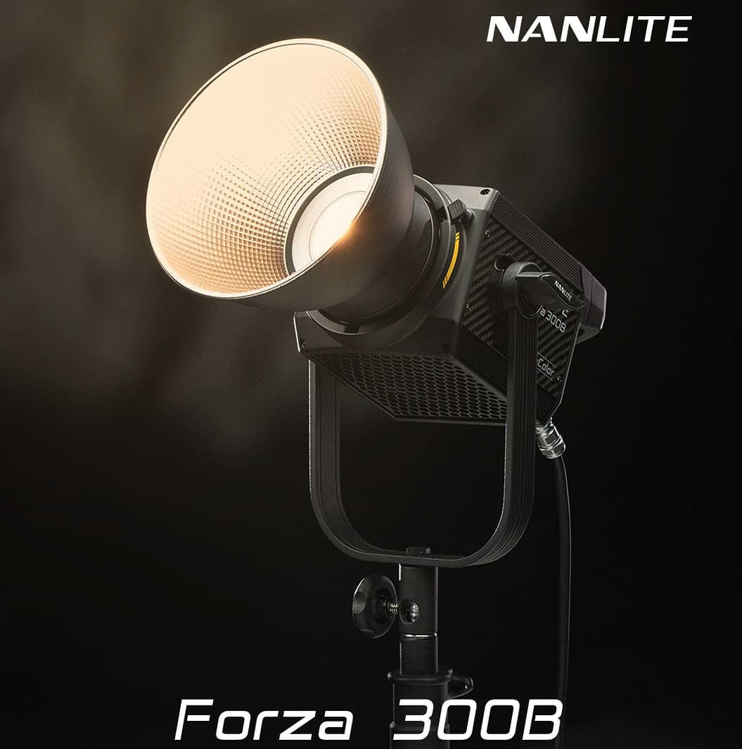 NANLITE FORZA 300B Bi-Color LED Studioleuchte - PROMOTION mit kostenloser Fernbedienung