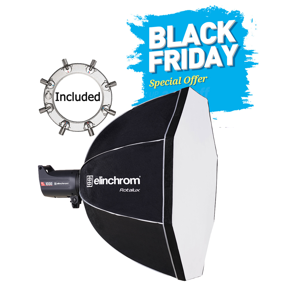 BLACK WEEK OFFER - Elinchrom Rotalux Deep Octabox 100 cm  - INCL. GRATIS Speedring im Wert von 60€