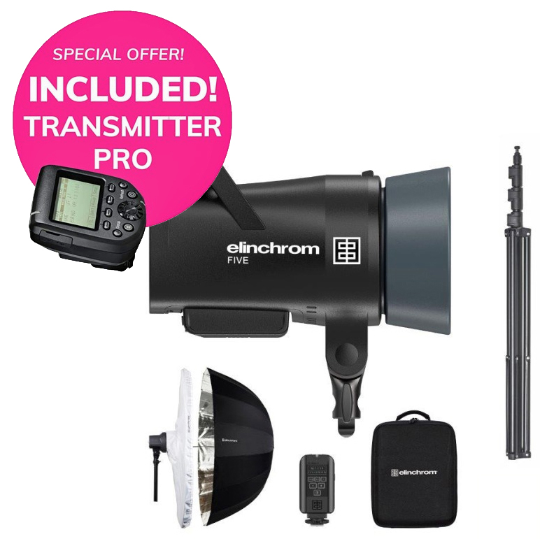 Elinchrom FIVE Battery Flash OUTDOOR-PORTRAIT-KIT MIT GRATIS-SKYPORT-PRO (E20970.1)