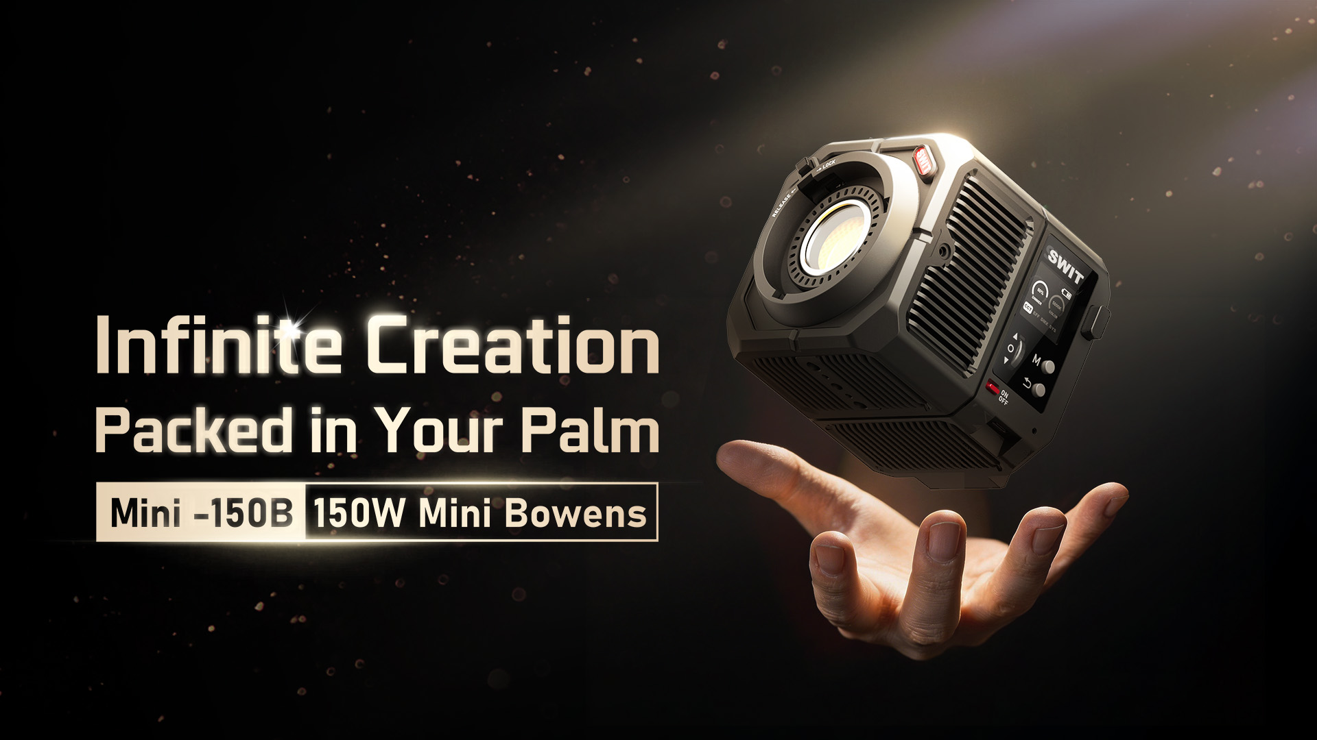 SWIT MINI-150B | 150W Mini Bowens COB-LED Bi-color Video Light - Erscheint September 2026