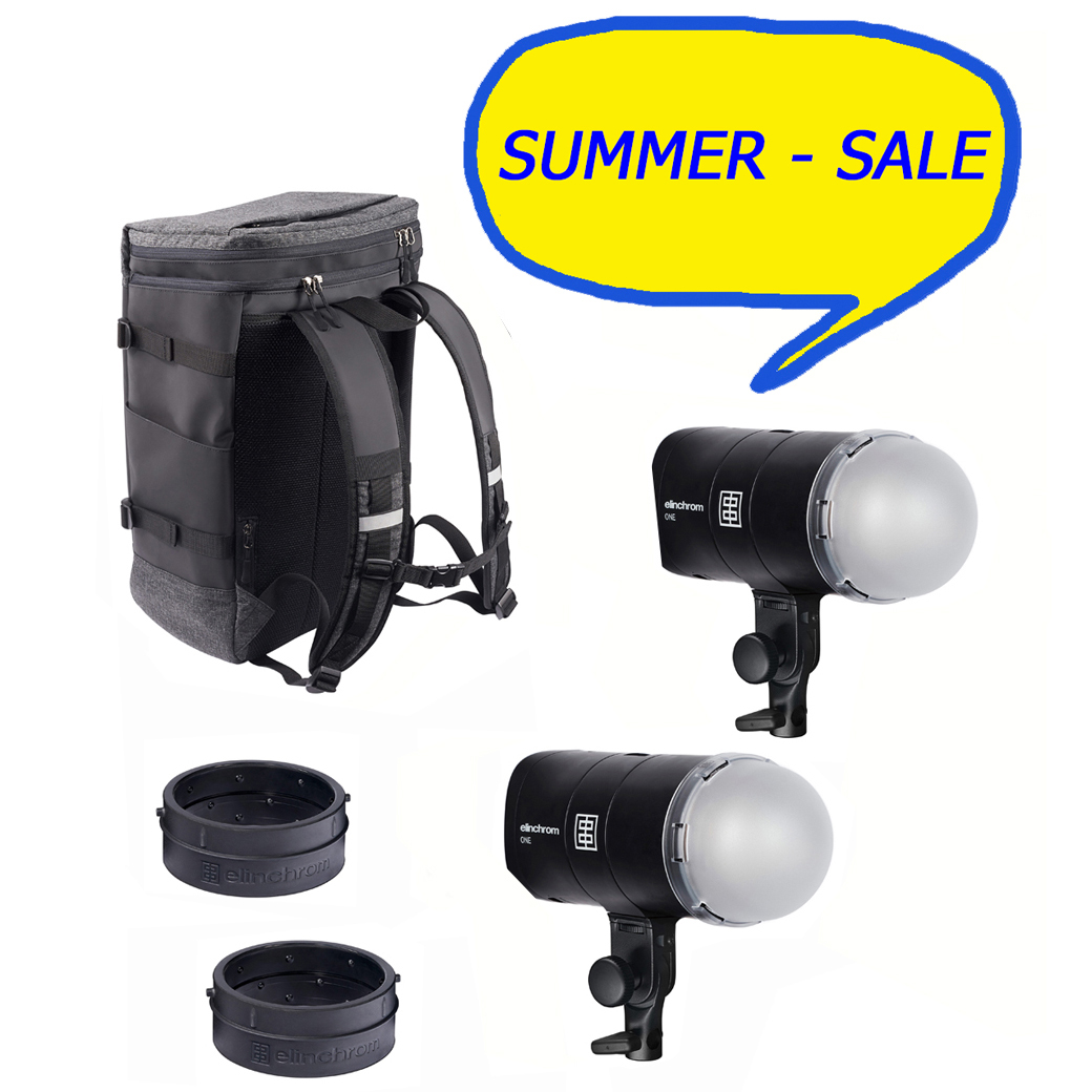 Elinchrom ONE  Off Camera Dual Akku Kompakt Blitzset  (E20931.2) - SALE !