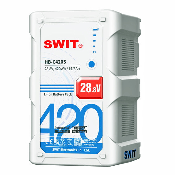 SWIT HB-C420S 420Wh 28V V-mount Battery mit 500W Dauerleistung - SCHNÄPPCHEN ! 