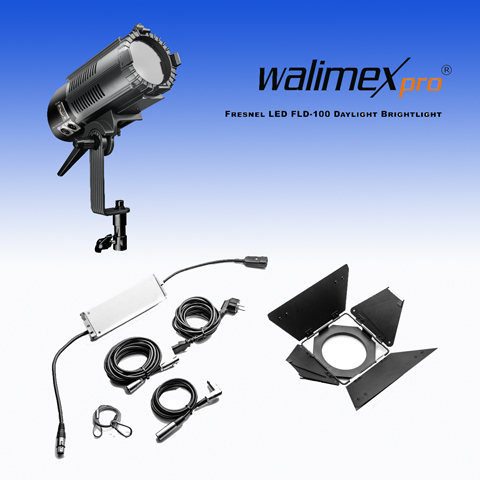  Walimex Pro Fresnel LED FLD-100 Daylight Brightlight 100W