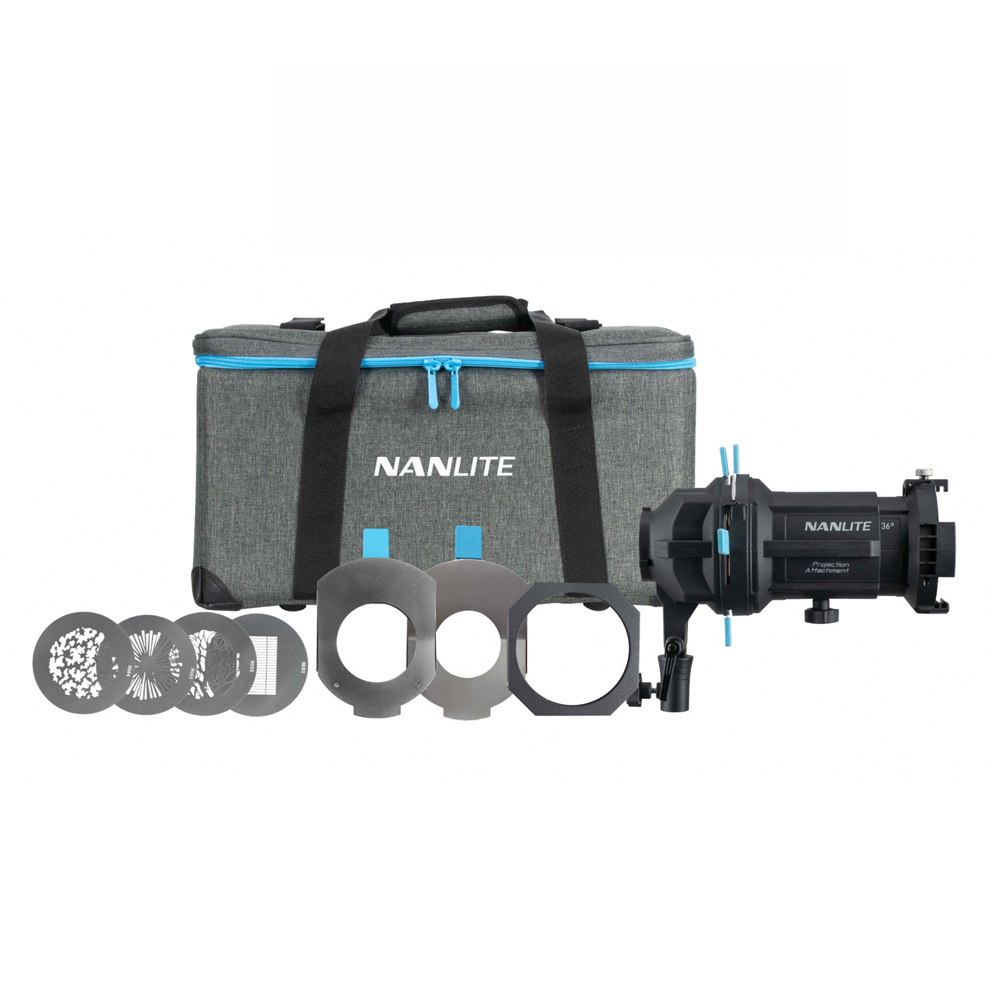 Nanlite Projektionsvorsatz mit 36° Objektiv zu Nanlite Leuchten mit FMM-(FZ-)Bajonett (PJ-FMM-36)