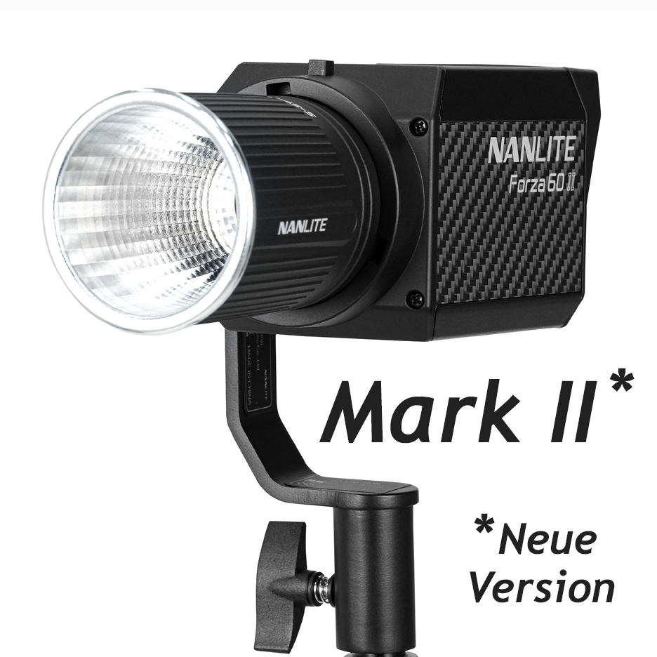 Nanlite Forza 60 II Tageslicht LED dual kit (w/ light stand and softbox) NL-FZ60II-K2