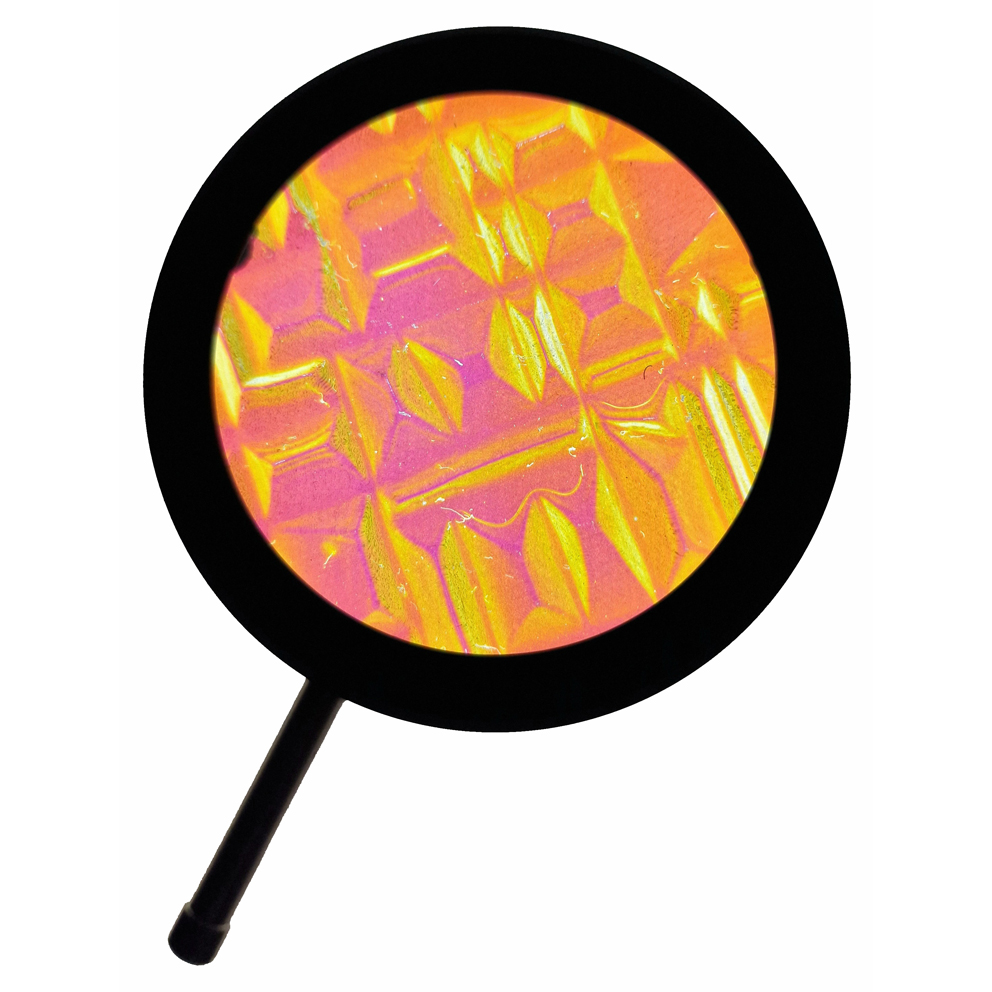 Hintergrund-Effekt-Glas DFXT11 Cells Orange Red Größe "M" INCL. DFXH Effektglashalter und Tasche DPACP Kopie