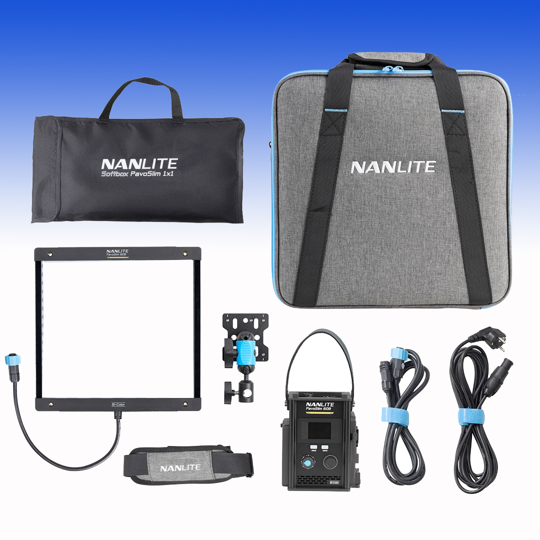 Nanlite PavoSlim 60B Bi-Color LED-Leuchte (NL-PS60B) - SCHNELLVERSAND