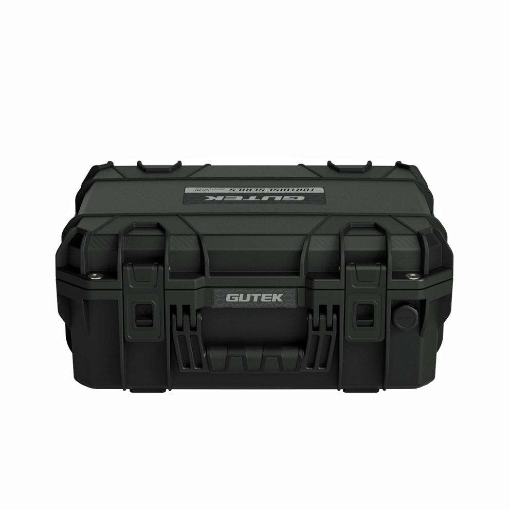 GUTEK Schutzkoffer Tortoise T-230 , schwarz - Robuster Hartschalenkoffer