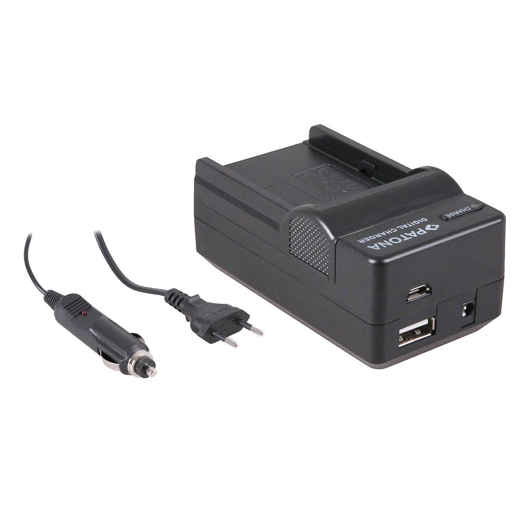 PATONA 4in1 Ladegerät f. Sony NP-FM50/55 NP-QM51 QM71 NP-QM91 F550 