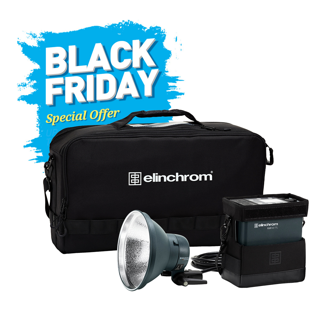 BLACK WEEK OFFER - ELB 500 TTL Battery Flash to go Set (E10309) - SOLANGE VORRAT