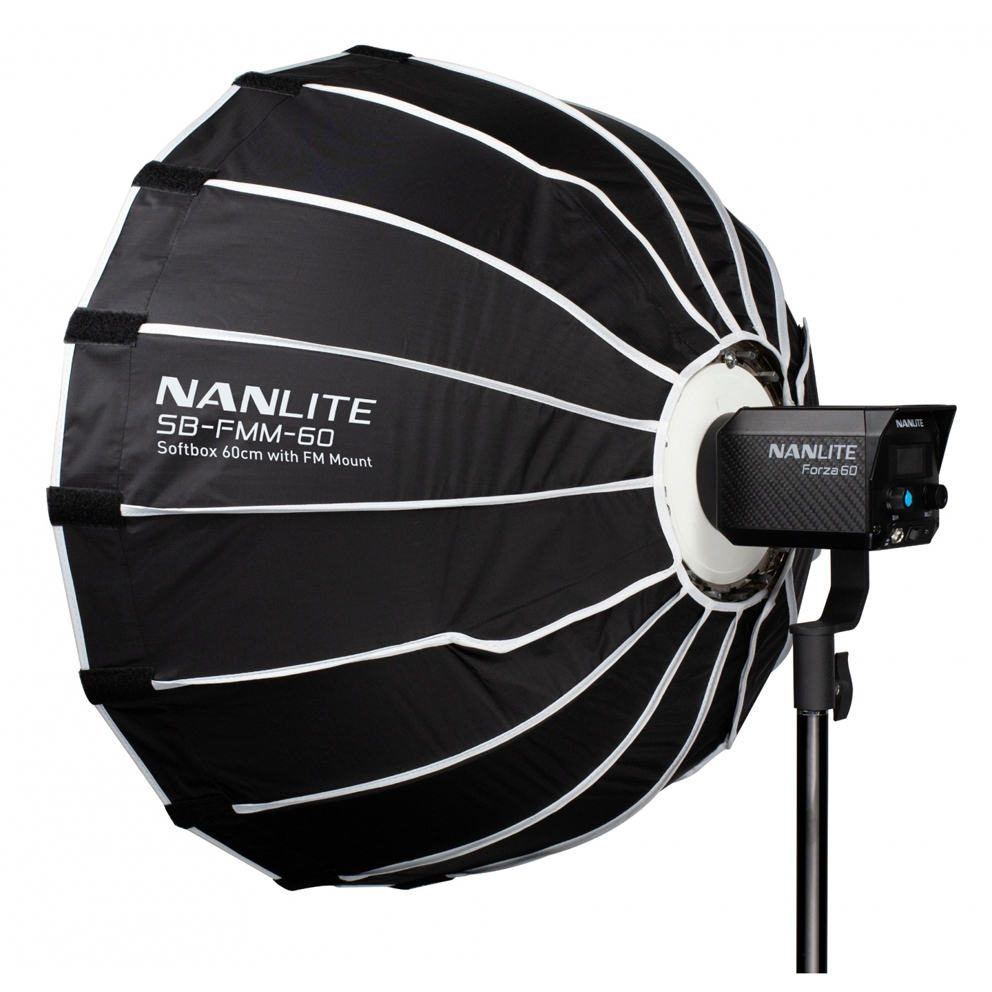 Nanlite Parabolische Softbox 60cm zu den Forza-, FC- und FS-Leuchten mit FMM-Bajonett (SB-FMM-60)