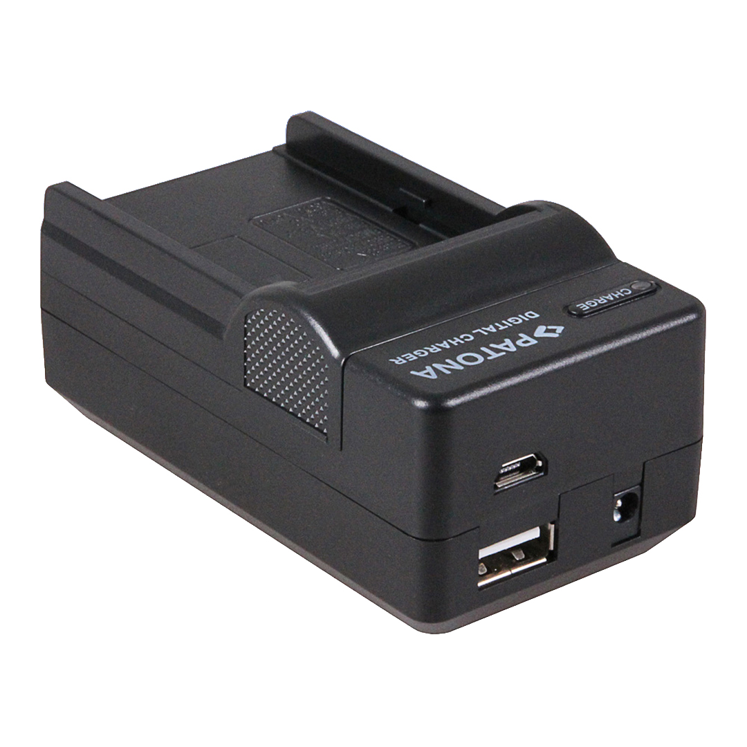 PATONA 4in1 Ladegerät f. Sony NP-FM50/55 NP-QM51 QM71 NP-QM91 F550 
