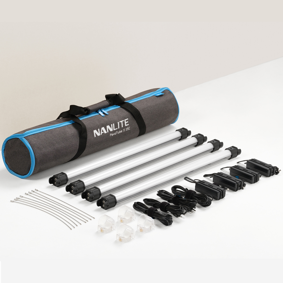 Nanlite PavoTube 15CII-4Kit mit Akku (NL-PT15CII-K4) - SCHNÄPPCHEN