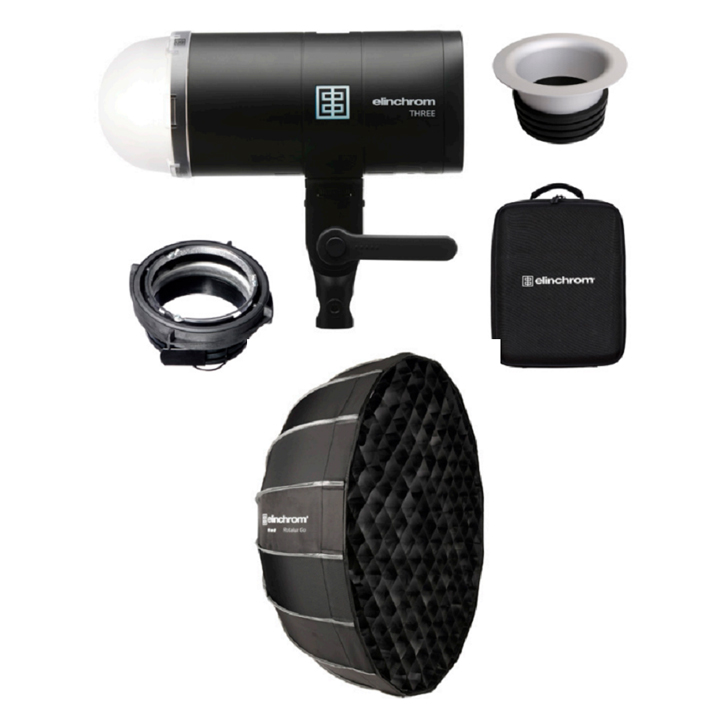 Elinchrom THREE Off Camera Flash Portrait Kit (E20943.1)