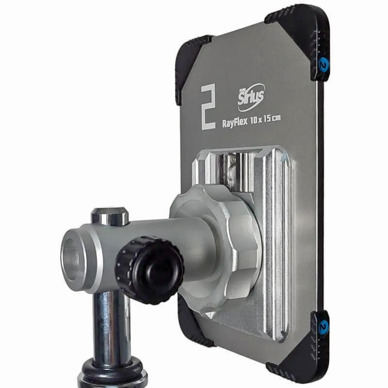  M01 Schiebearretierung mit Zubehöraufnahme zum sicheren Befestigen von RayFlex-Reflektoren 45x45cm