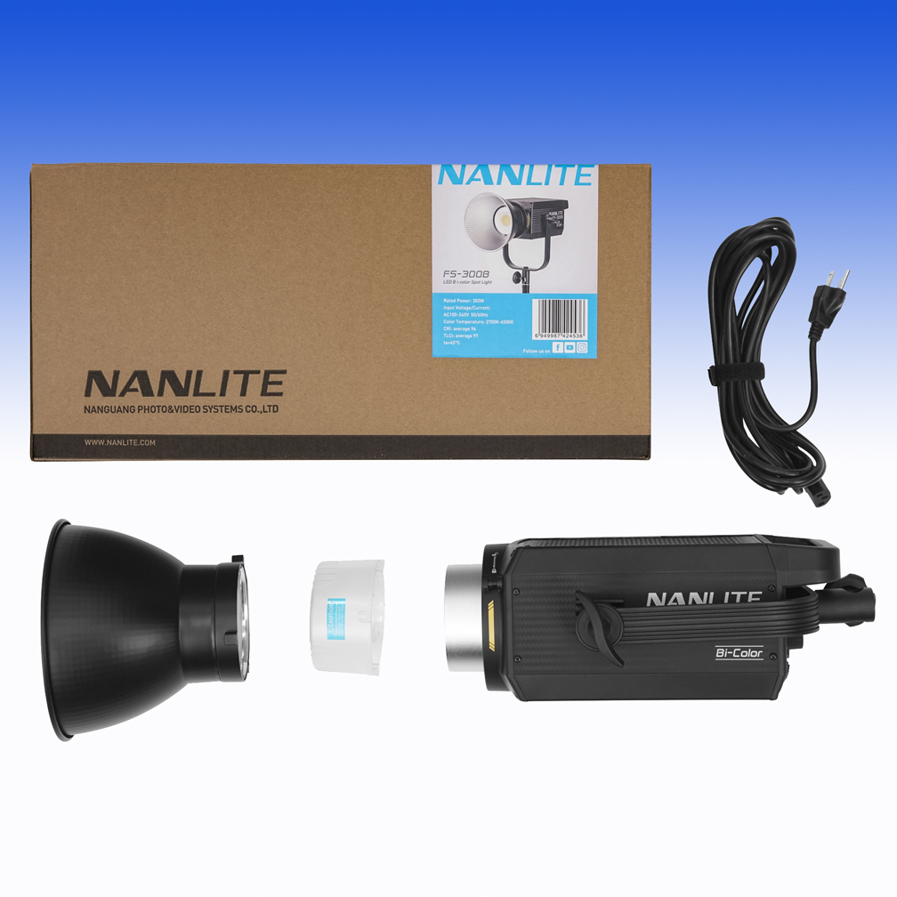 NANLITE FS-300B LED Bi-Color Spot Leuchte - 38.720 Lux