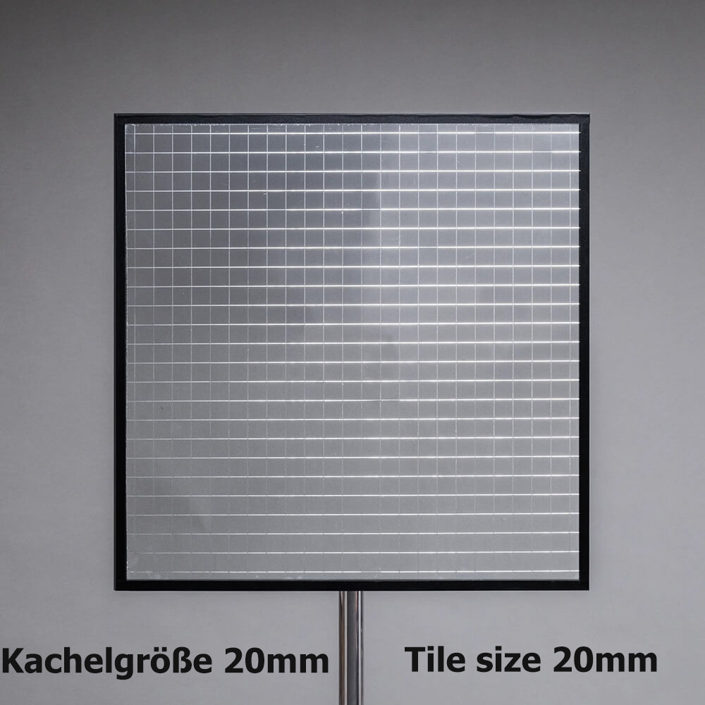 M-45S20 EverSirius RayFlex Multimirror Reflektor Silber 45x45cm mit 20mm Kacheln