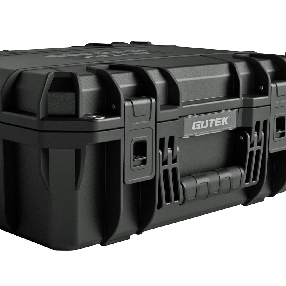 GUTEK Schutzkoffer Tortoise T-230 , schwarz - Robuster Hartschalenkoffer