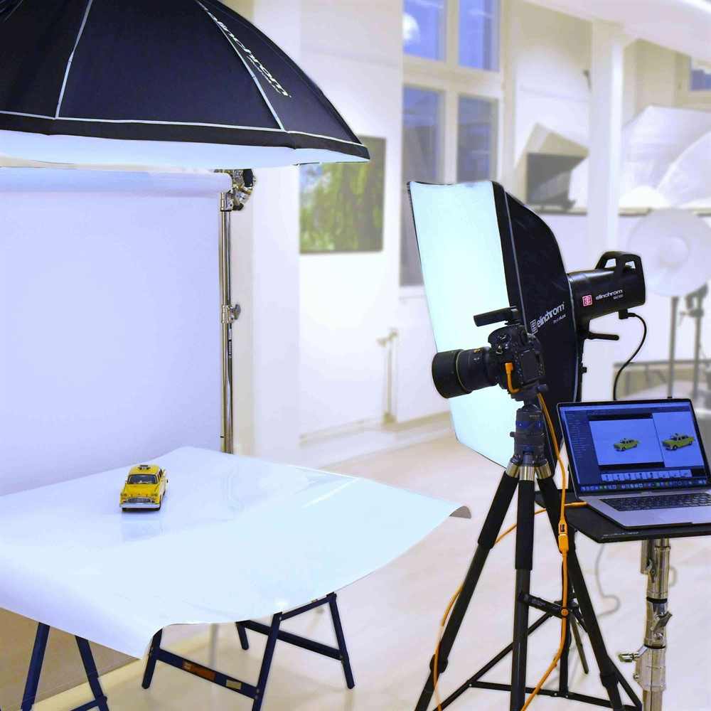 Ecommerce Photography Studio Ultimatives Beleuchtungs-Setup für Produktfotografie