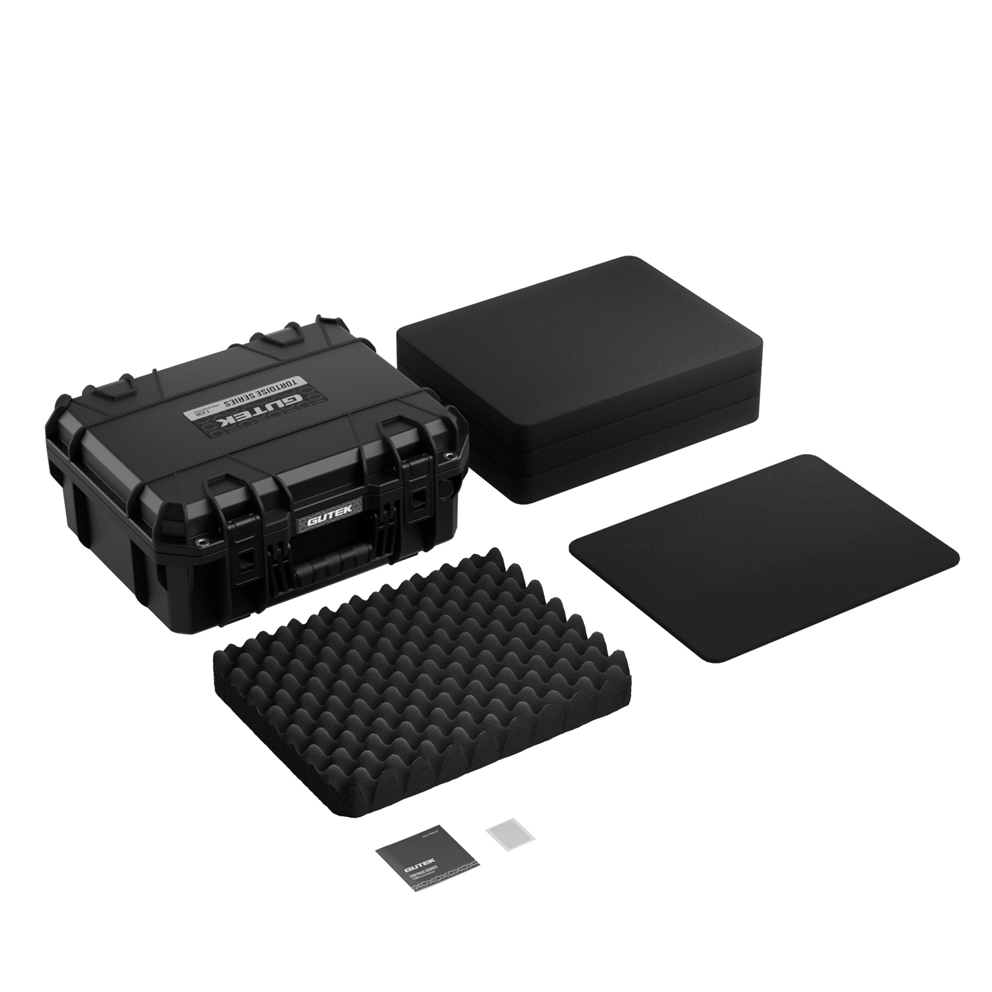 GUTEK Schutzkoffer Tortoise T-230 , schwarz - Robuster Hartschalenkoffer