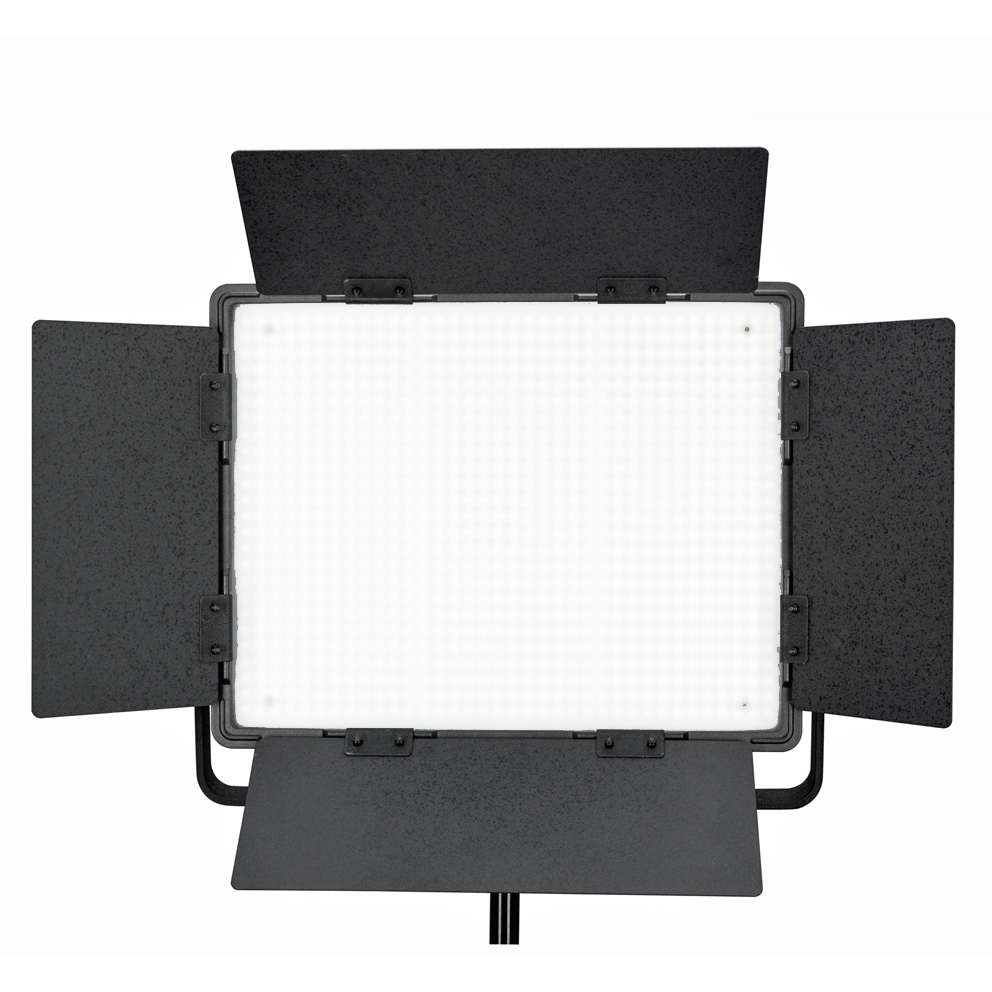 NANLITE Bi-Color LED Panel 900CSA mit Digitaldisplay und V-Mount Akku Adapter (Kaiser 3755) - LIEFERBAR !