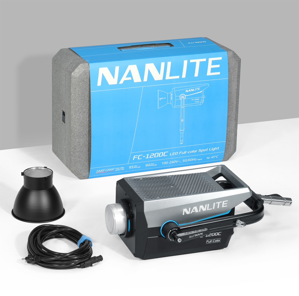 NANLITE FC-1200C LED Vollfarben LED Leuchte mit 1.350W Nennleistung - BRANDNEU !