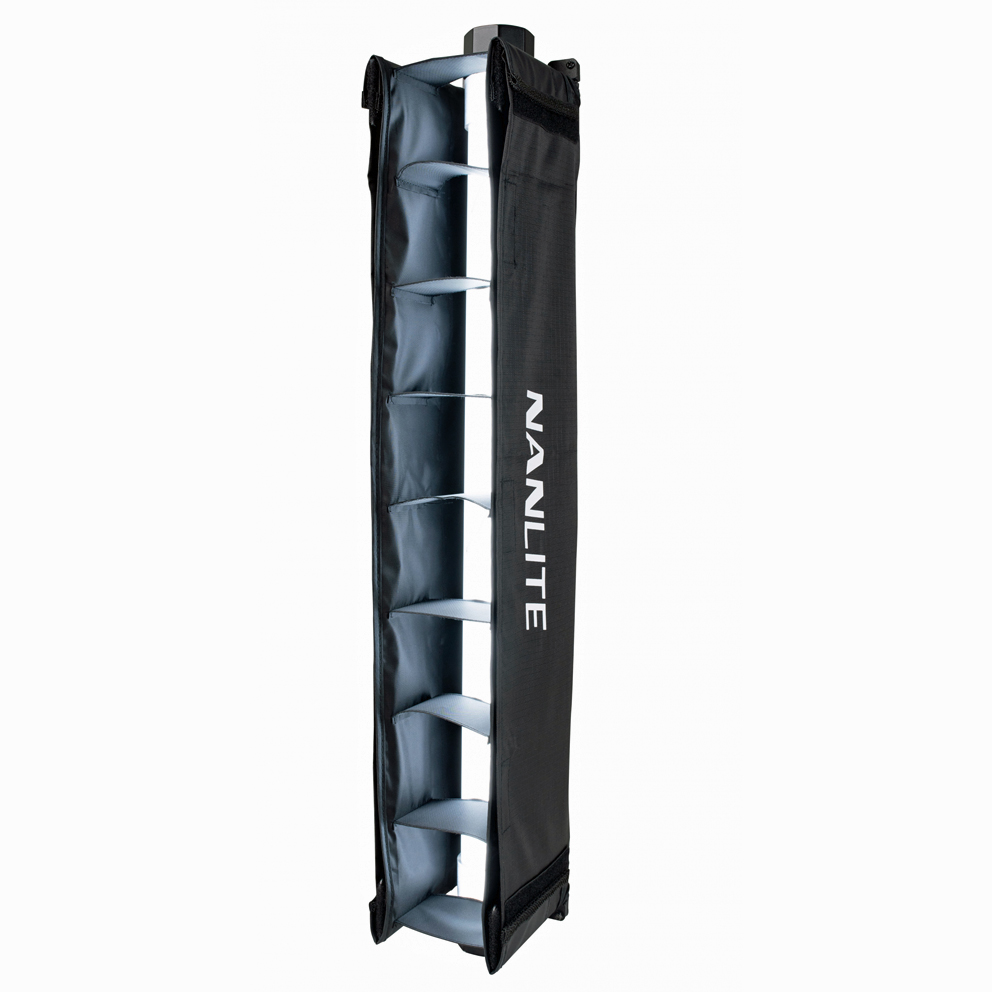 Nanlite Lichtklappenvorsatz BD-PTII15X+EC  mit Egg crate grid für PavoTube II 15X und die II 15XR