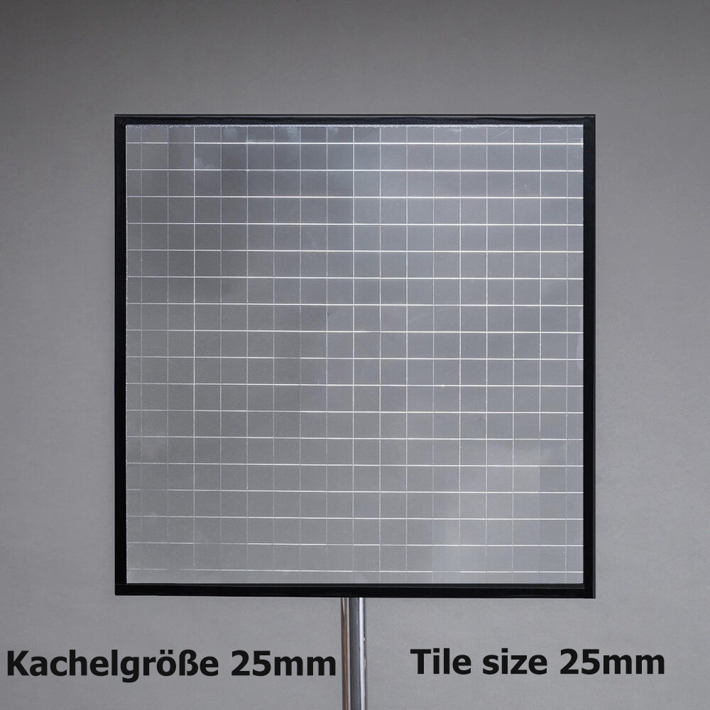 M-45S25 EverSirius RayFlex Multimirror Reflektor Silber 45x45cm mit 25mm Kacheln